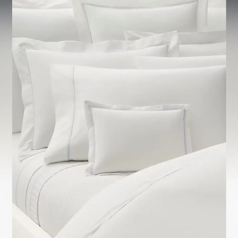 Organic Cotton Percale Palmer Sheeting King Flat Sheet